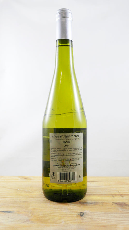 Vin Année 2014 Domaine de la Rinière