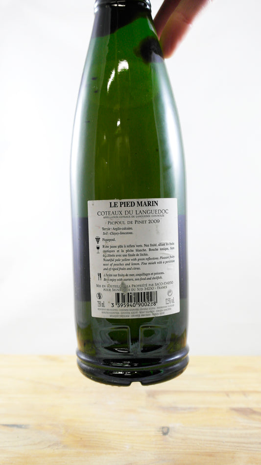 Vin Année 2009 Picpoul de Pinet Le Pied Marin