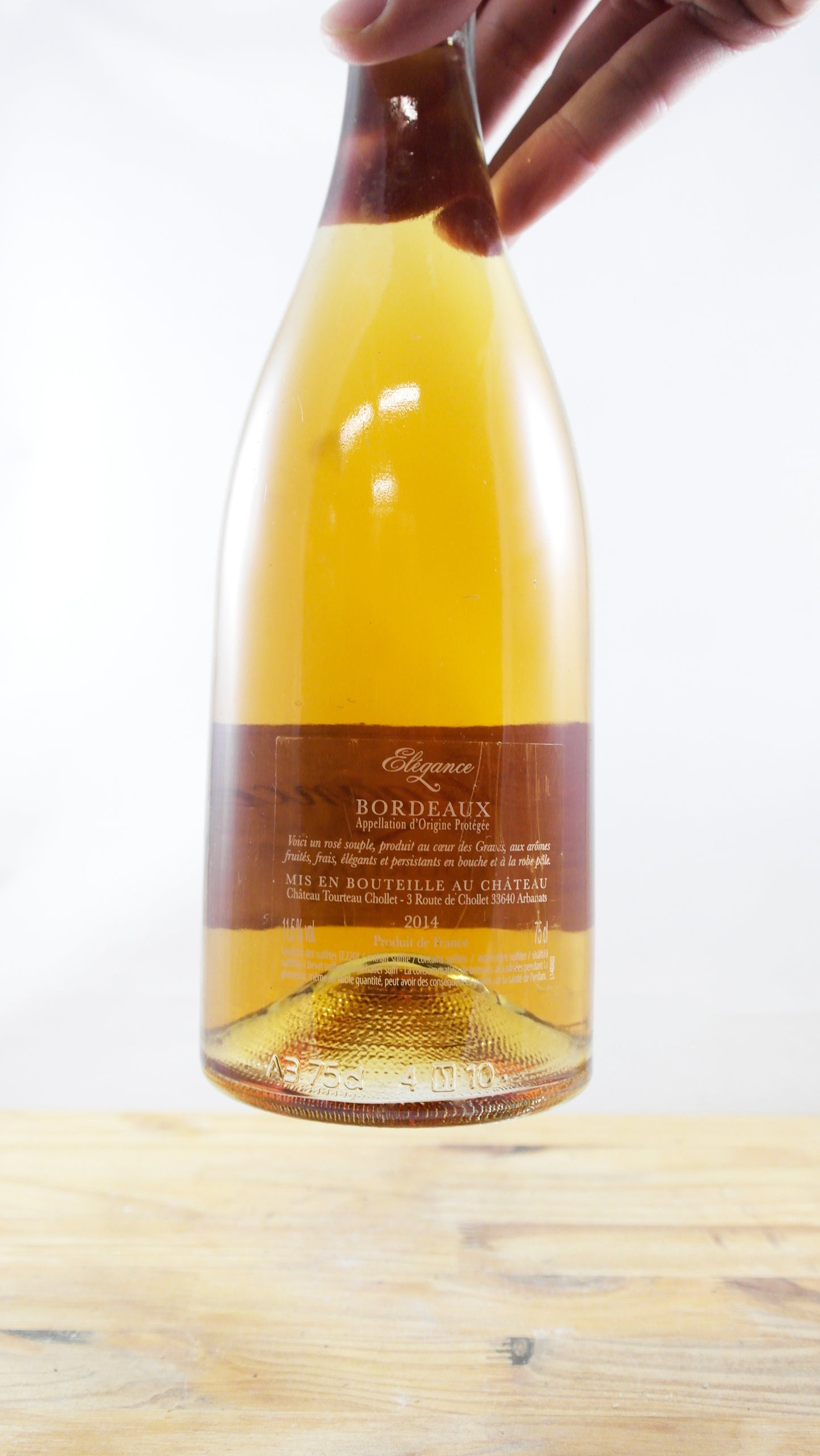 Vin Année 2014 Elegance de Tourteau Cholet