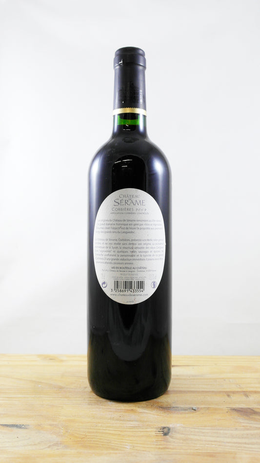 Vin Année 2009 Château de Serame