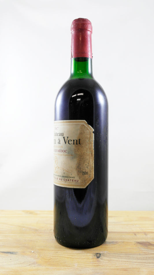 Vin Année 1987 Château Moulin à Vent