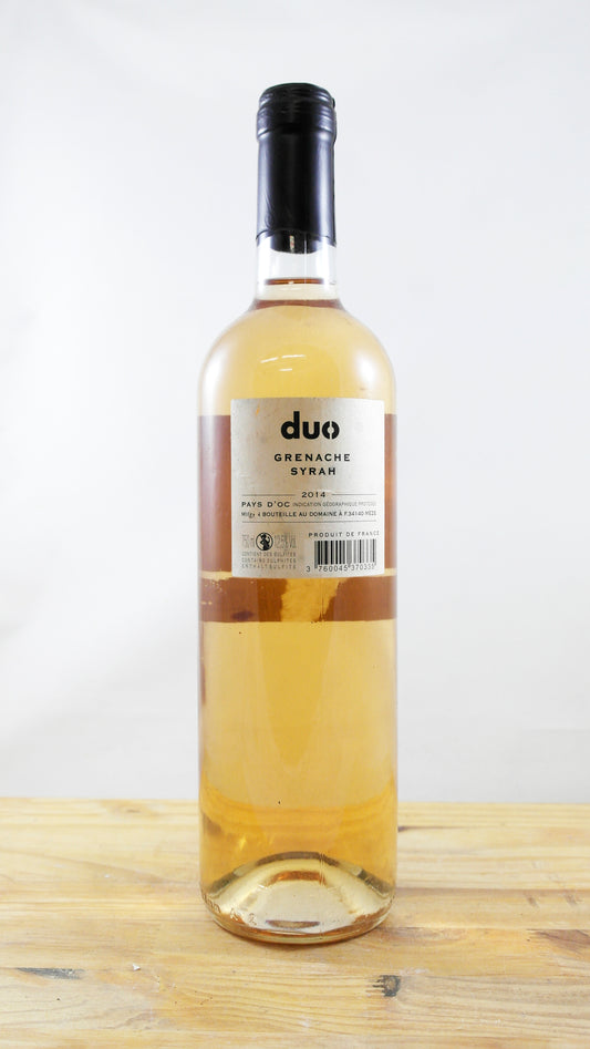 Vin Année 2014 Duo Grenache Syrah