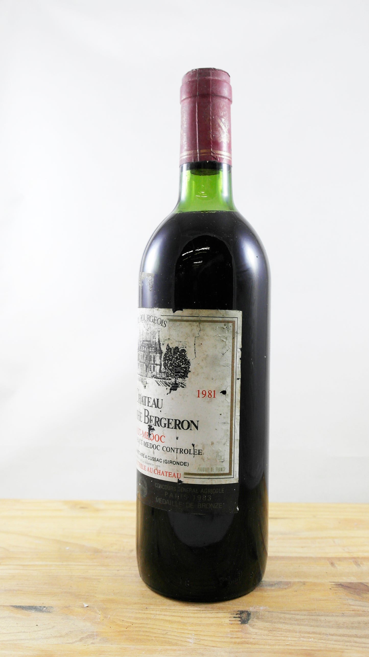 Vin Année 1981 Château Lamothe Bergeron