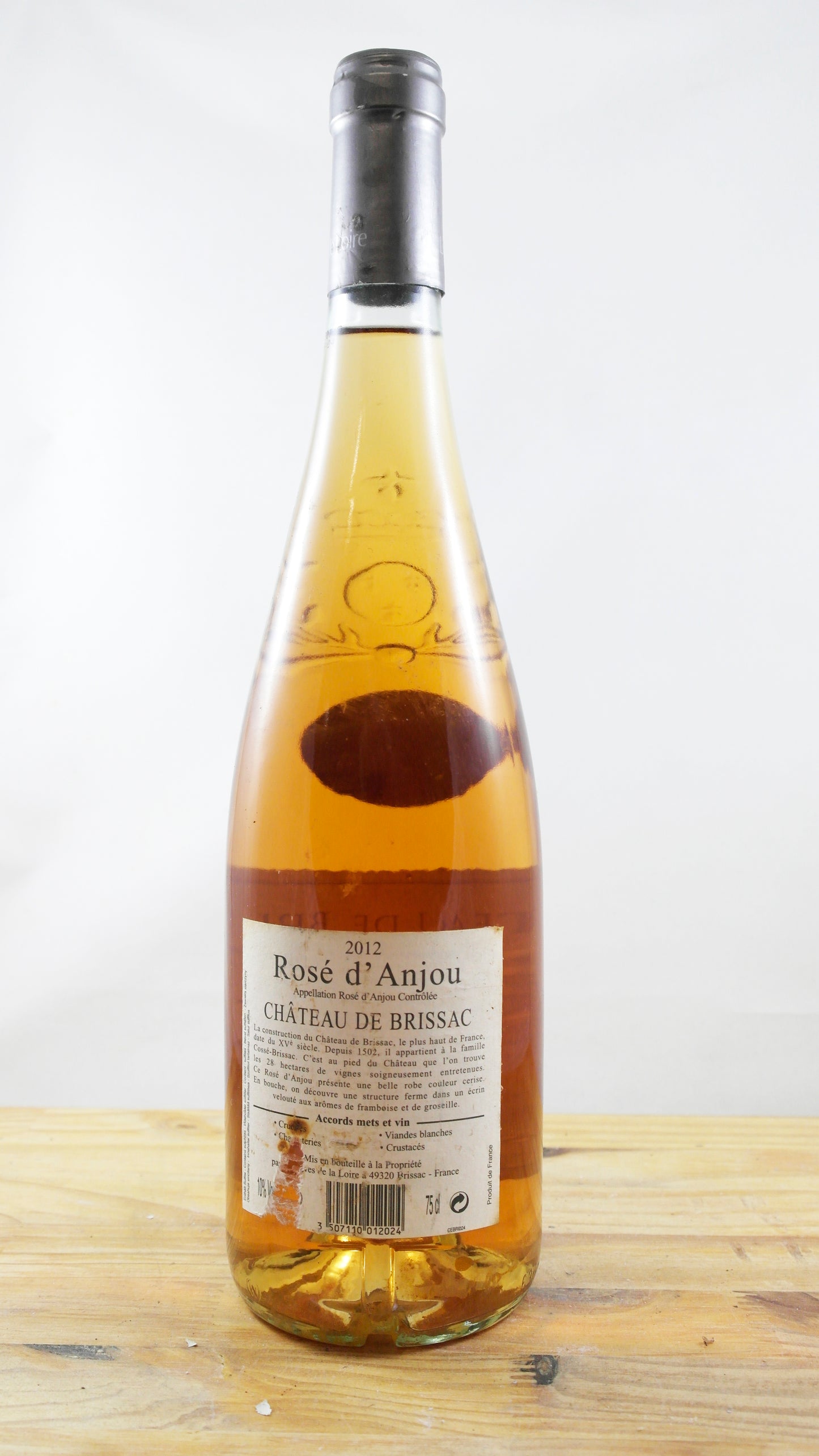 Vin Année 2012 Château de Brissac