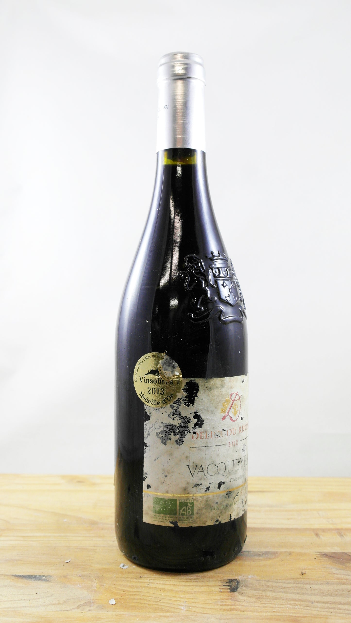 Vin Année 2012 Vacqueyras Délice du Rhône