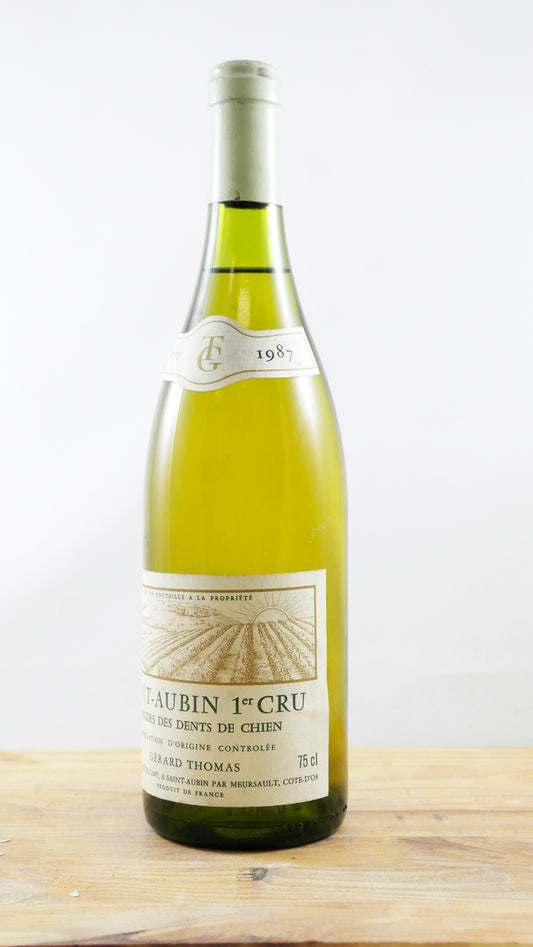 Vin Année 1987 Saint-Aubin 1er Cru Murgers Des Dents de Chien