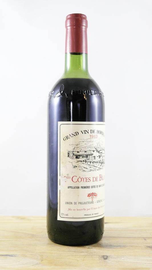 1ères Côtes de Blaye Union des producteurs Générac 1983 HE