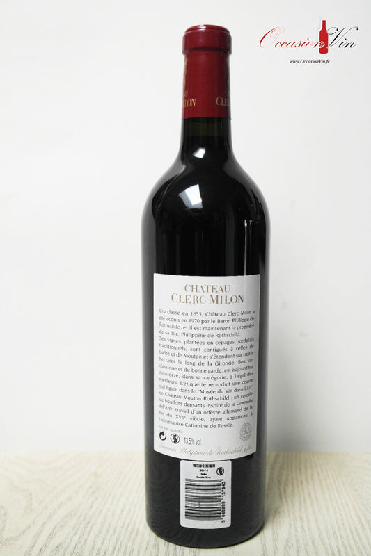 Château Clerc Milon Vin 2011