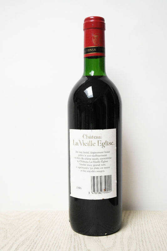 Château La Vieille Eglise Vin 1986