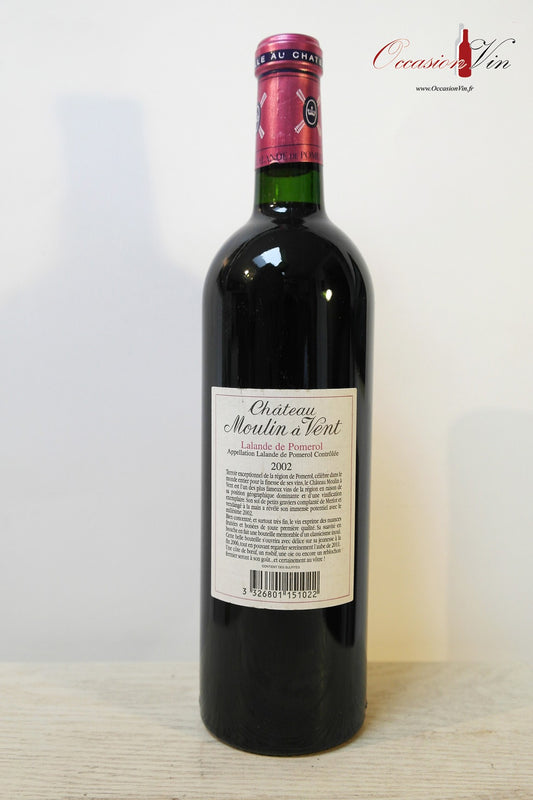 Château Moulin à Vent Vin 2002