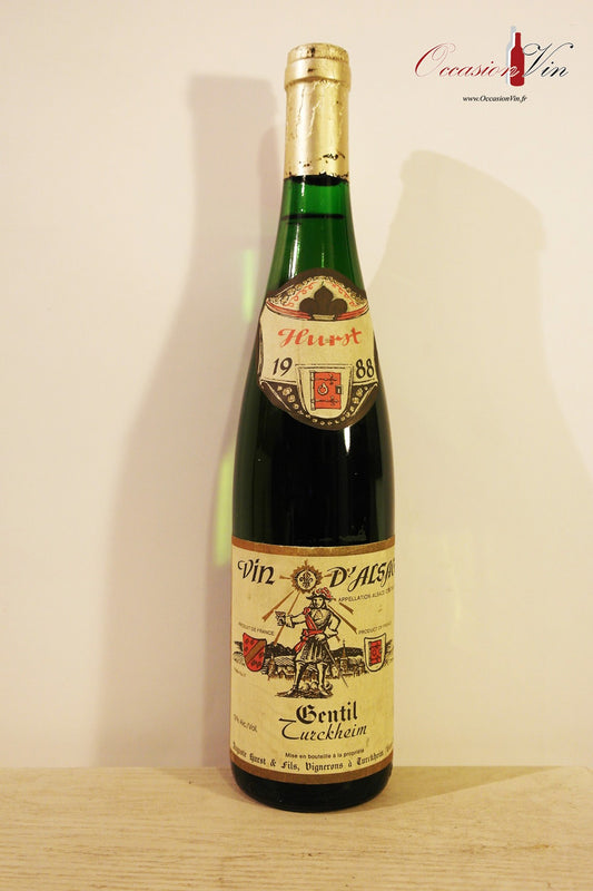 Alsace Hurst Vin 1988