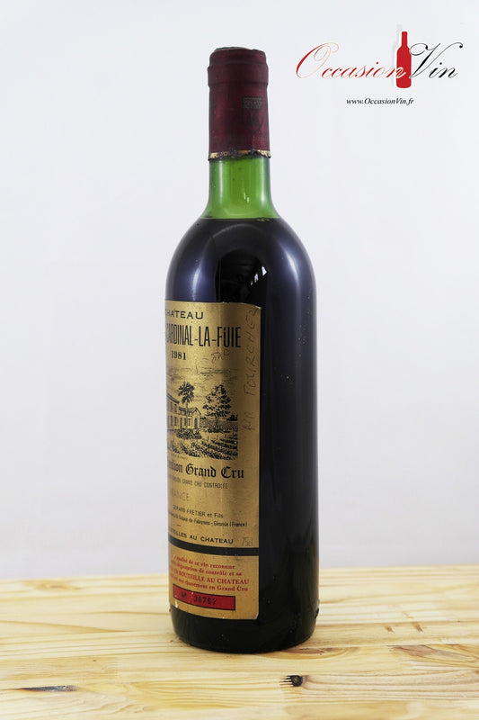 Château Palais-Cardinal-La-Fui Vin 1981