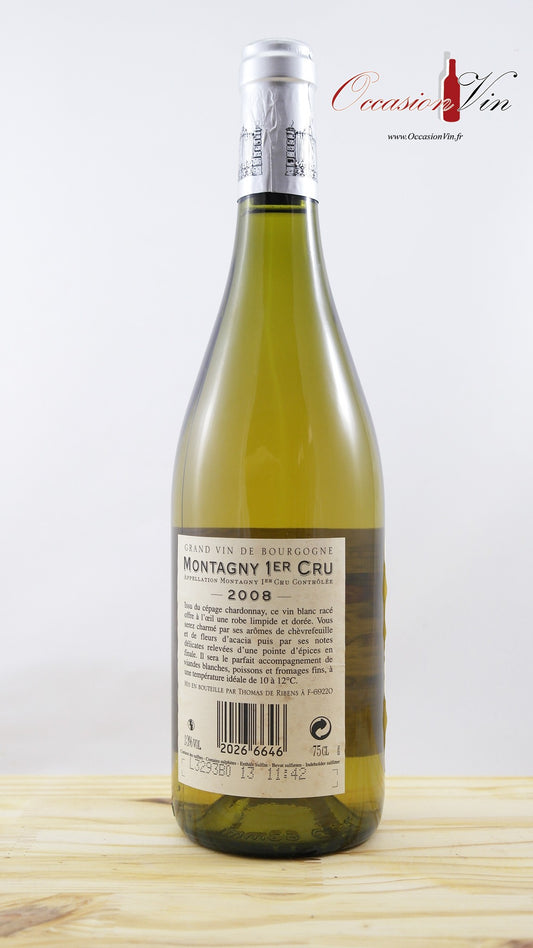 Montagny Ribens 1er Cru Vin 2008