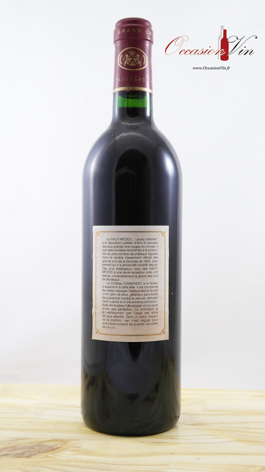 Château Camensac ELA Vin 1985