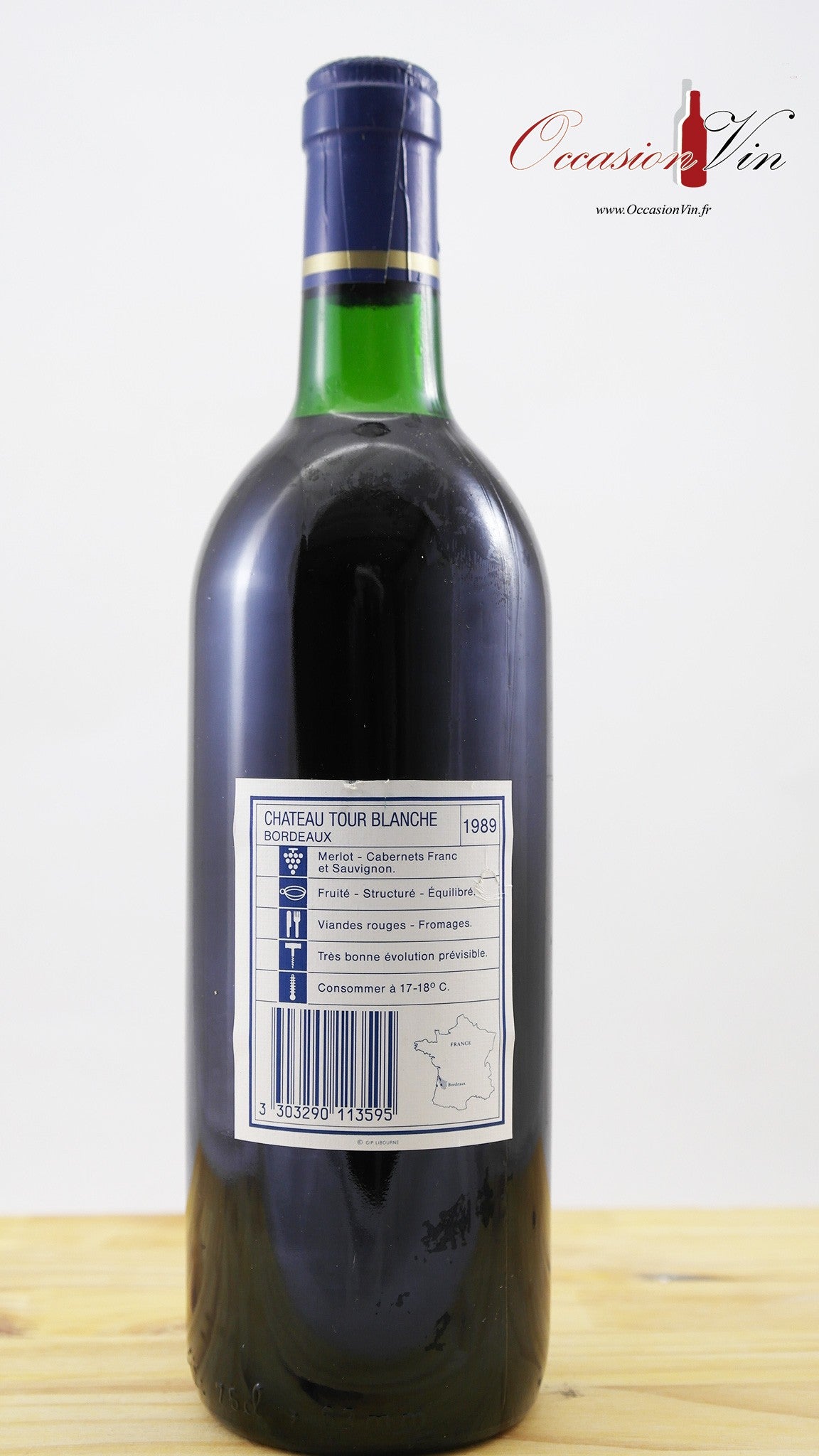 Château Tour Blanche Vin 1989
