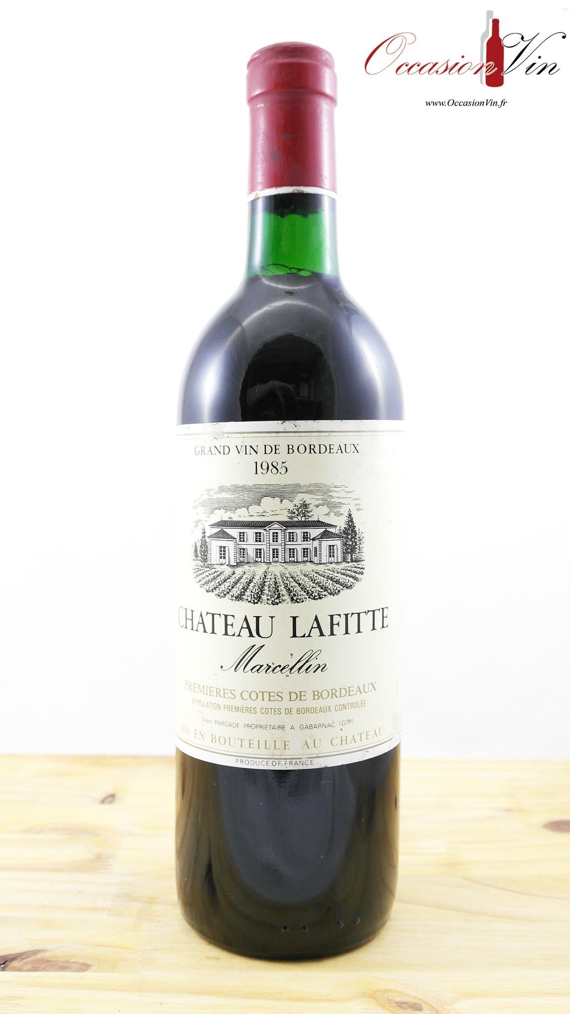 Château Lafite Marcellin Vin 1985 – OccasionVin