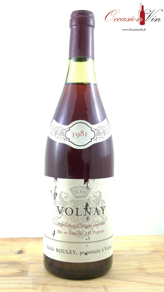 Volnay Emile Bouley Vin 1981