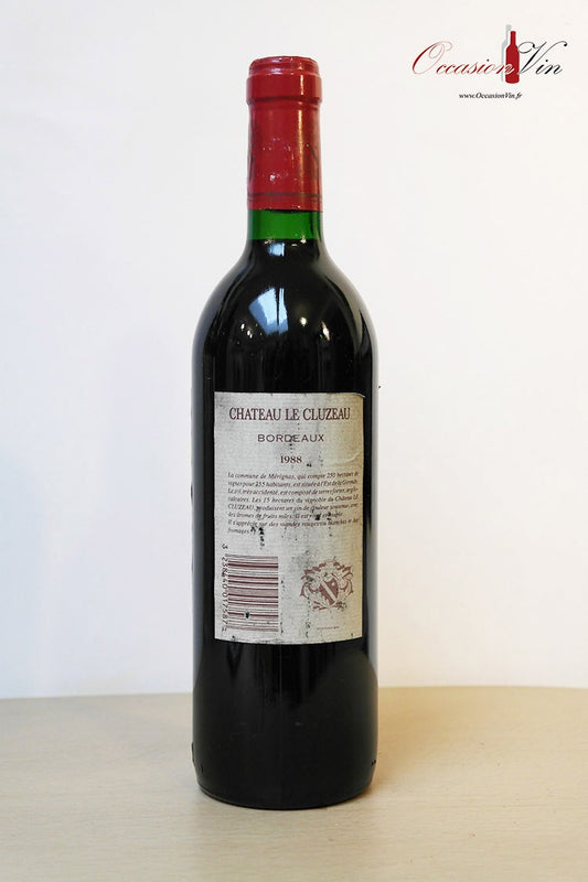 Château le Cluzeau Vin 1988