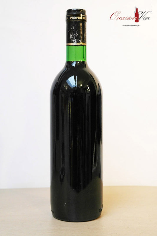 Le Cellier du Roy Henry Vin 1982