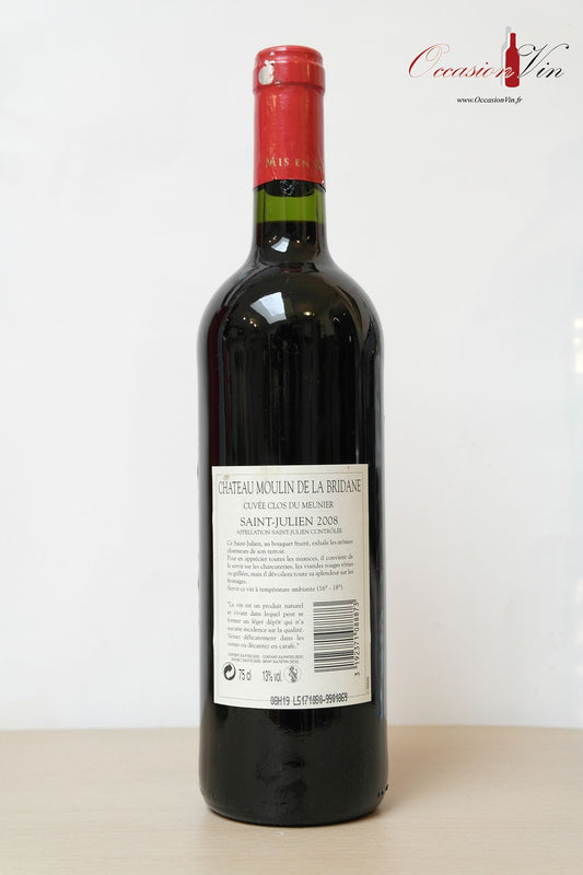 Château Moulin de la Bridane (bis) Vin 2008