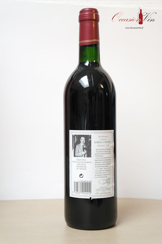 Château Barrail Chevrol Vin 1992