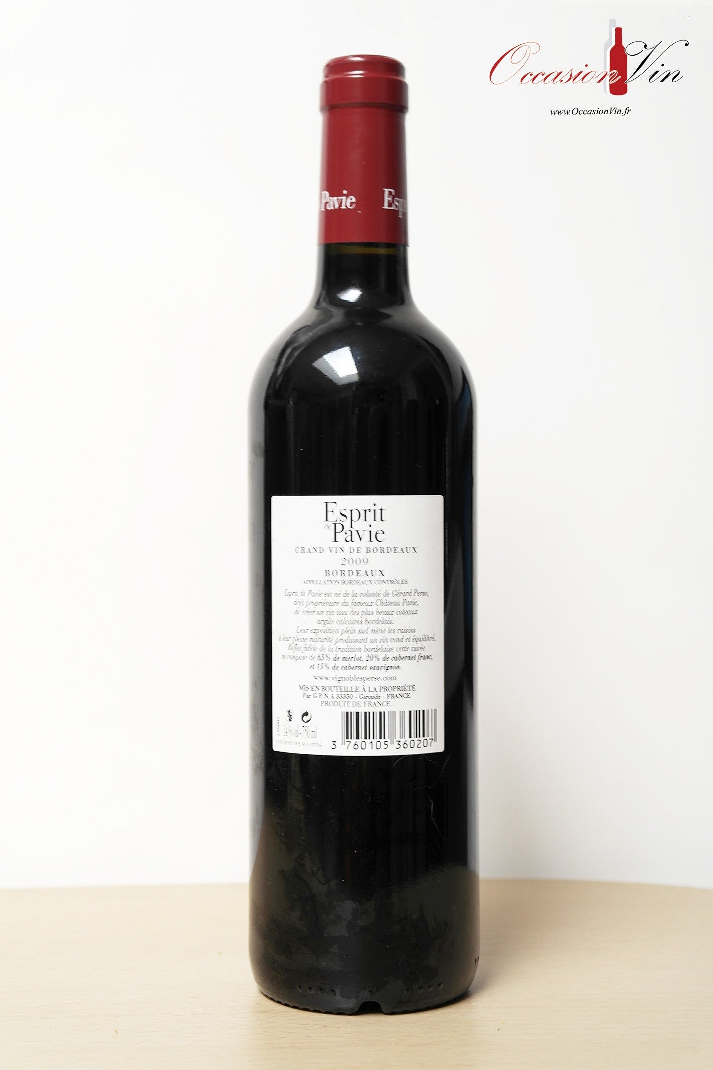 Esprit de Pavie Vin 2009