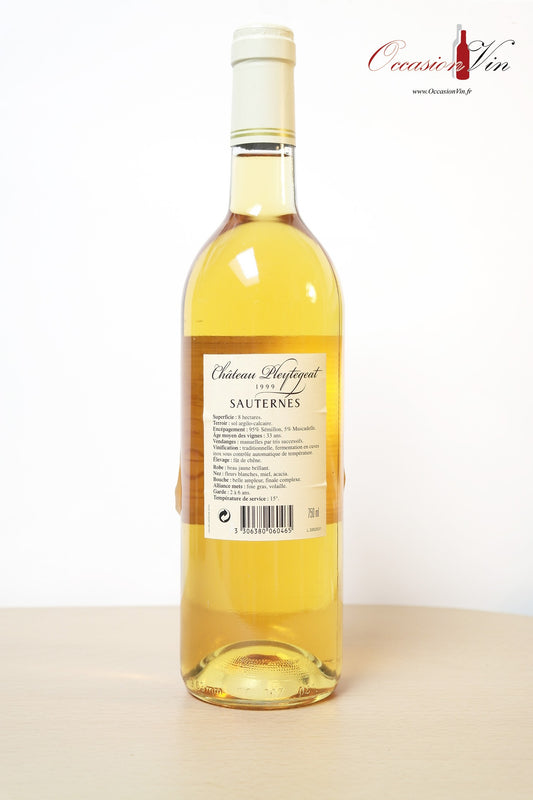 Château Pleytegeat Sauternes Vin 1999