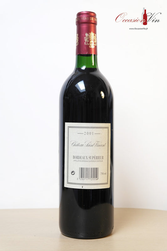 Château Saint-Vincent Vin 2001