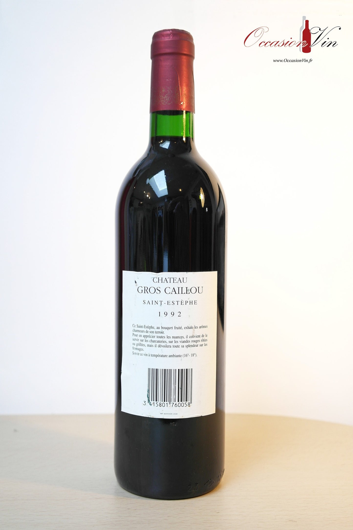 Château Gros Caillou Vin 1992