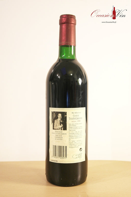 Château Tour Saint-Christophe Vin 1990
