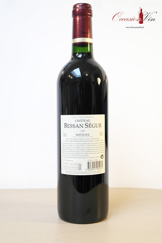Château Bessan Ségur Vin 2007