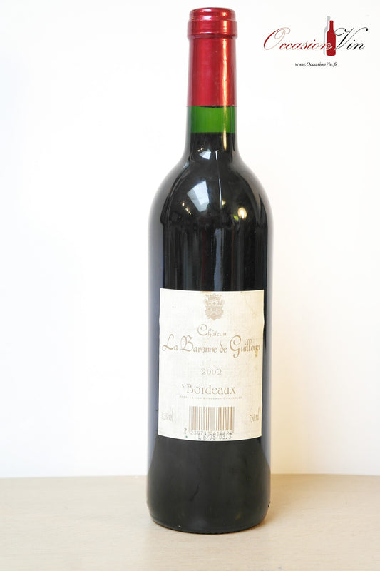 Château La Baronne de Guillonet Vin 2002