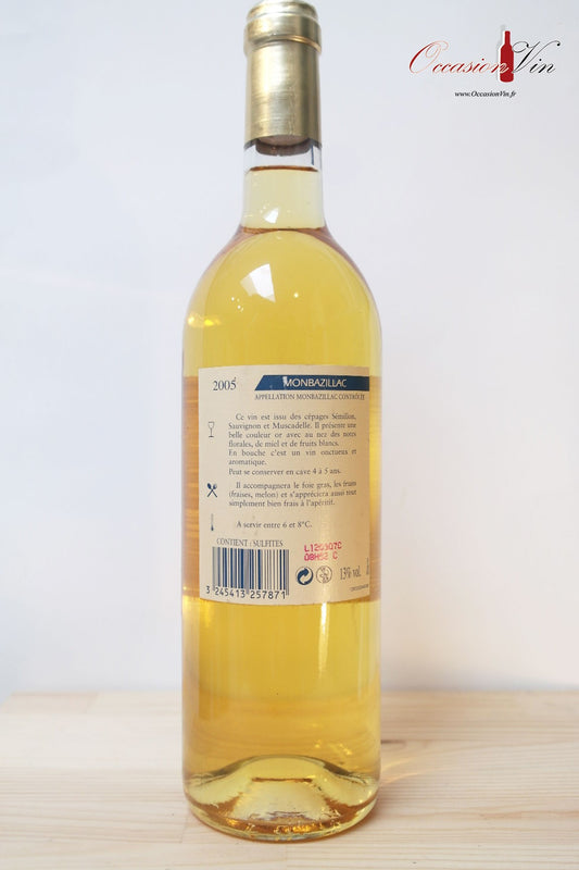 Monbazillac Johanès Noubée Vin 2005