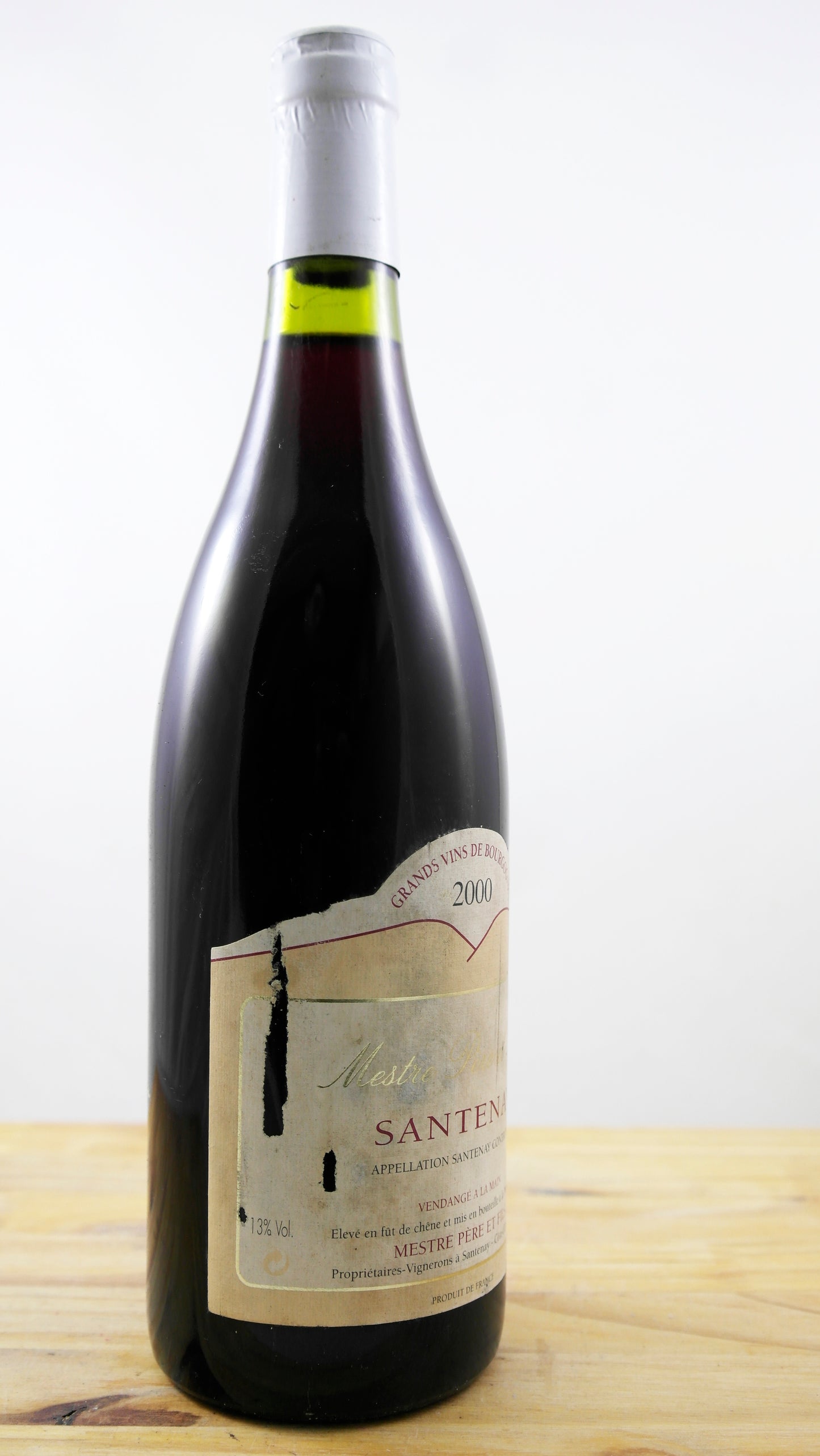 Vin Année 2000 Santenay Mestre Père&Fils