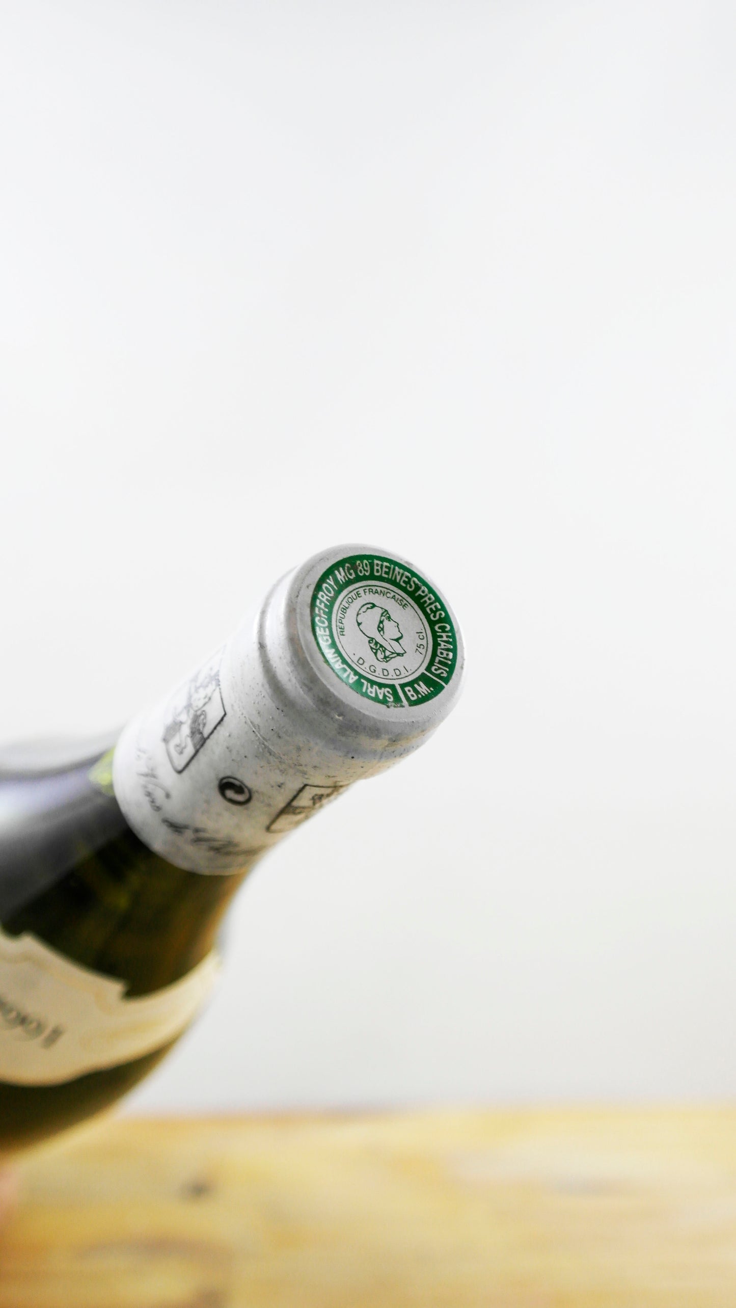 Vin Année 1991 Domaine Alain Geoffroy