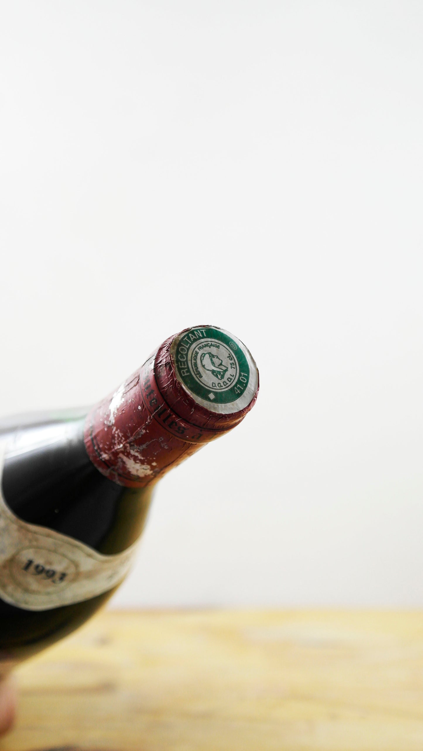 Vin Année 1993 Domaine Charly Ravenelle