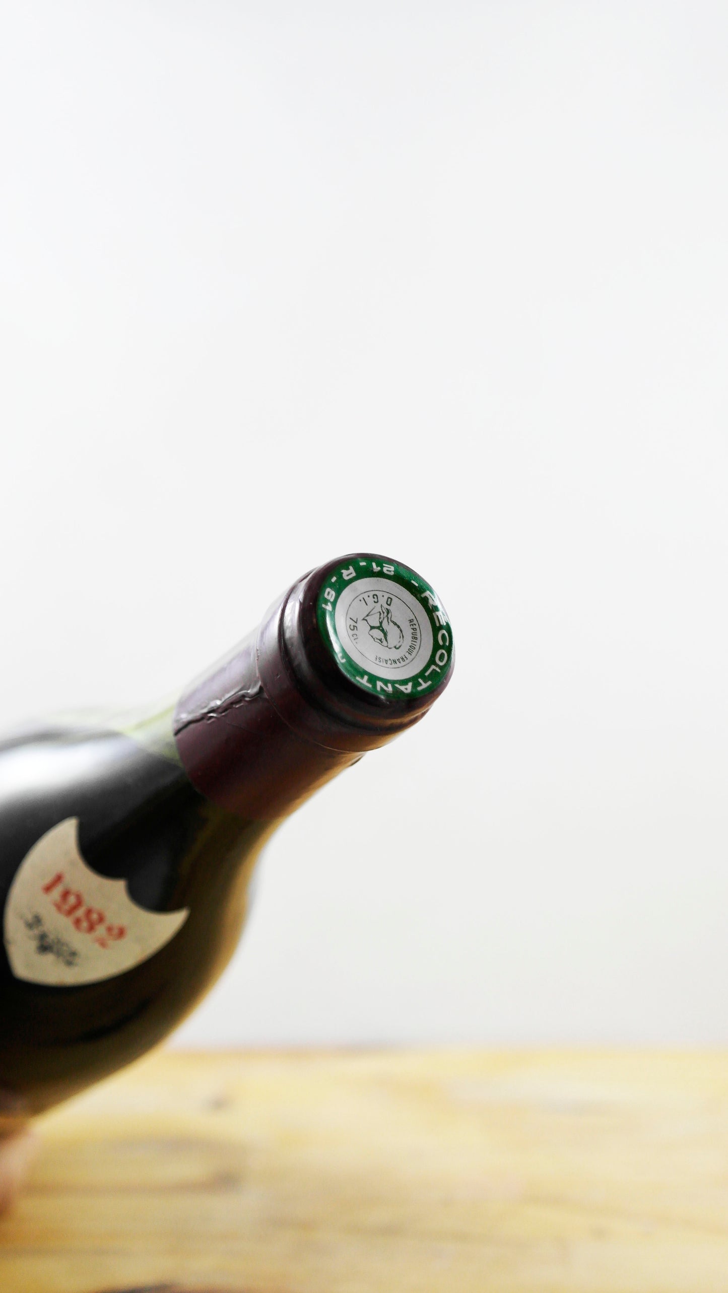 Vin Année 1982 Pinot Rouge Georges Chouet Morey