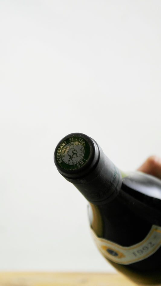 Vin Année 1992 Domaine Claudine Deschamps