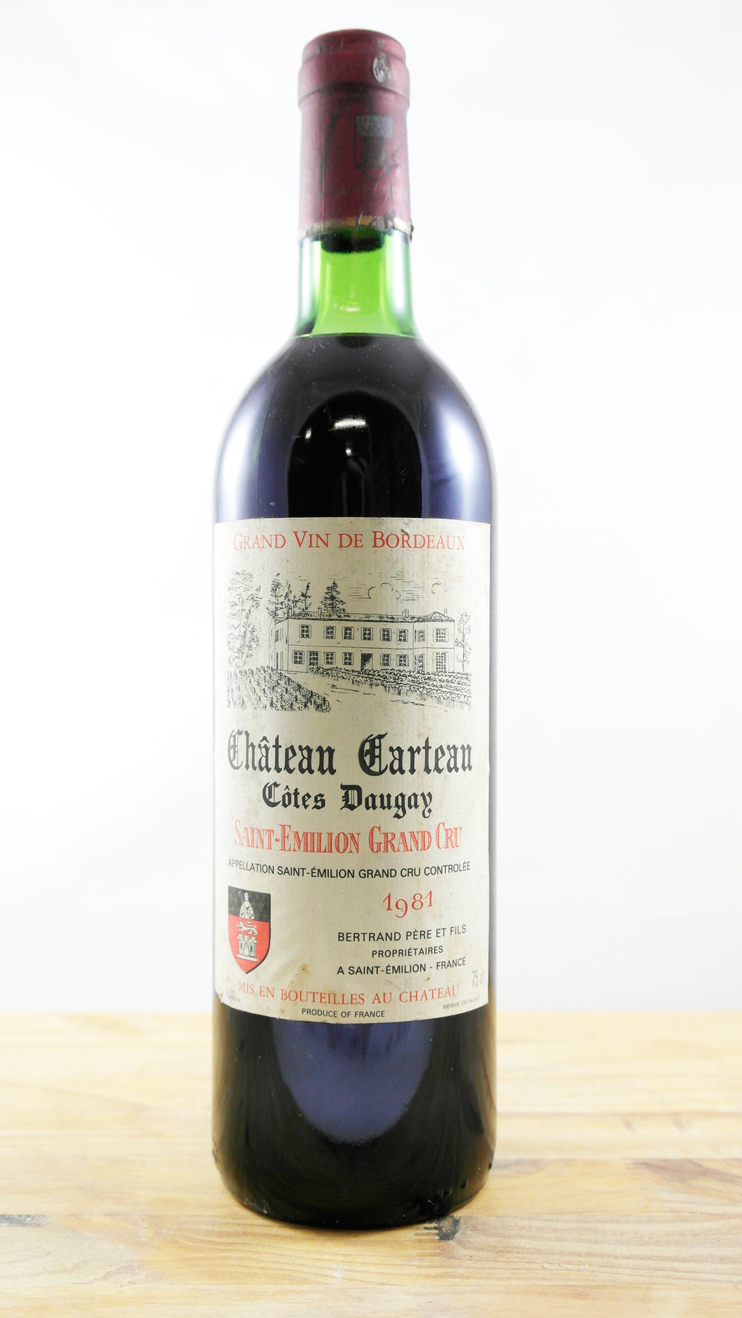 Vin Année 1981 Château Carteau Terte d'Augay