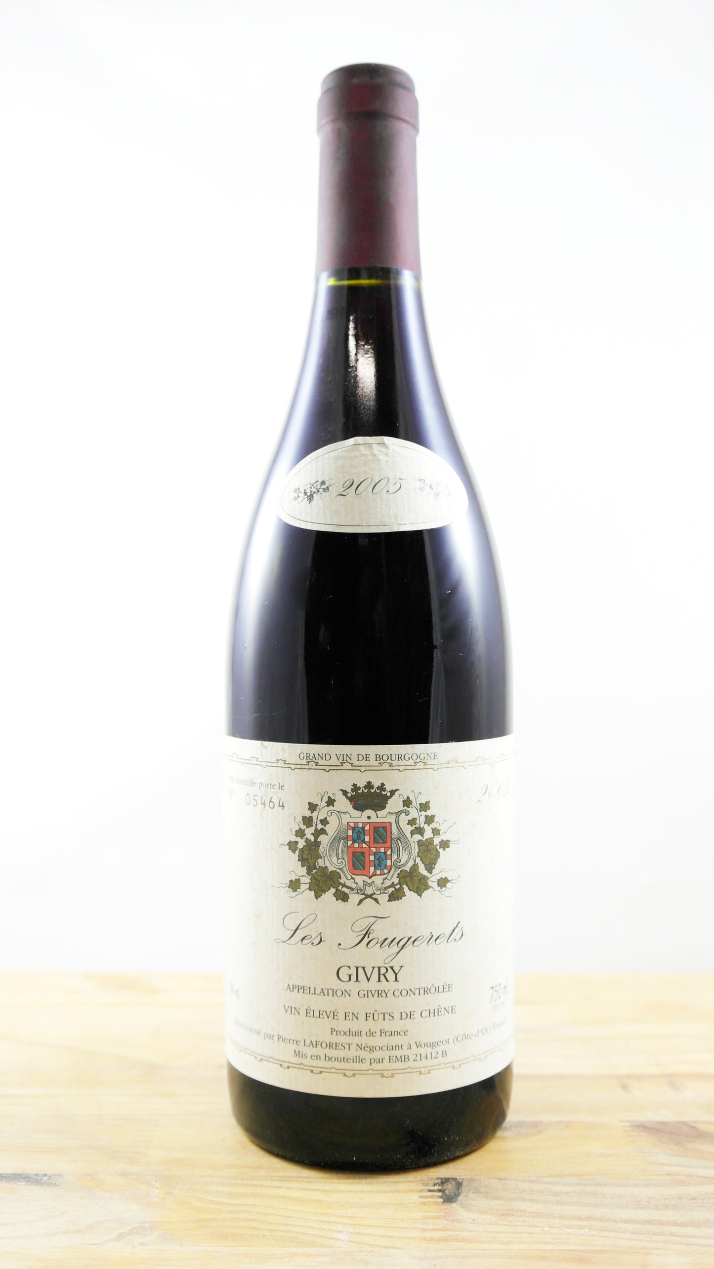 Vin Année 2005 Givry Les Fougerets