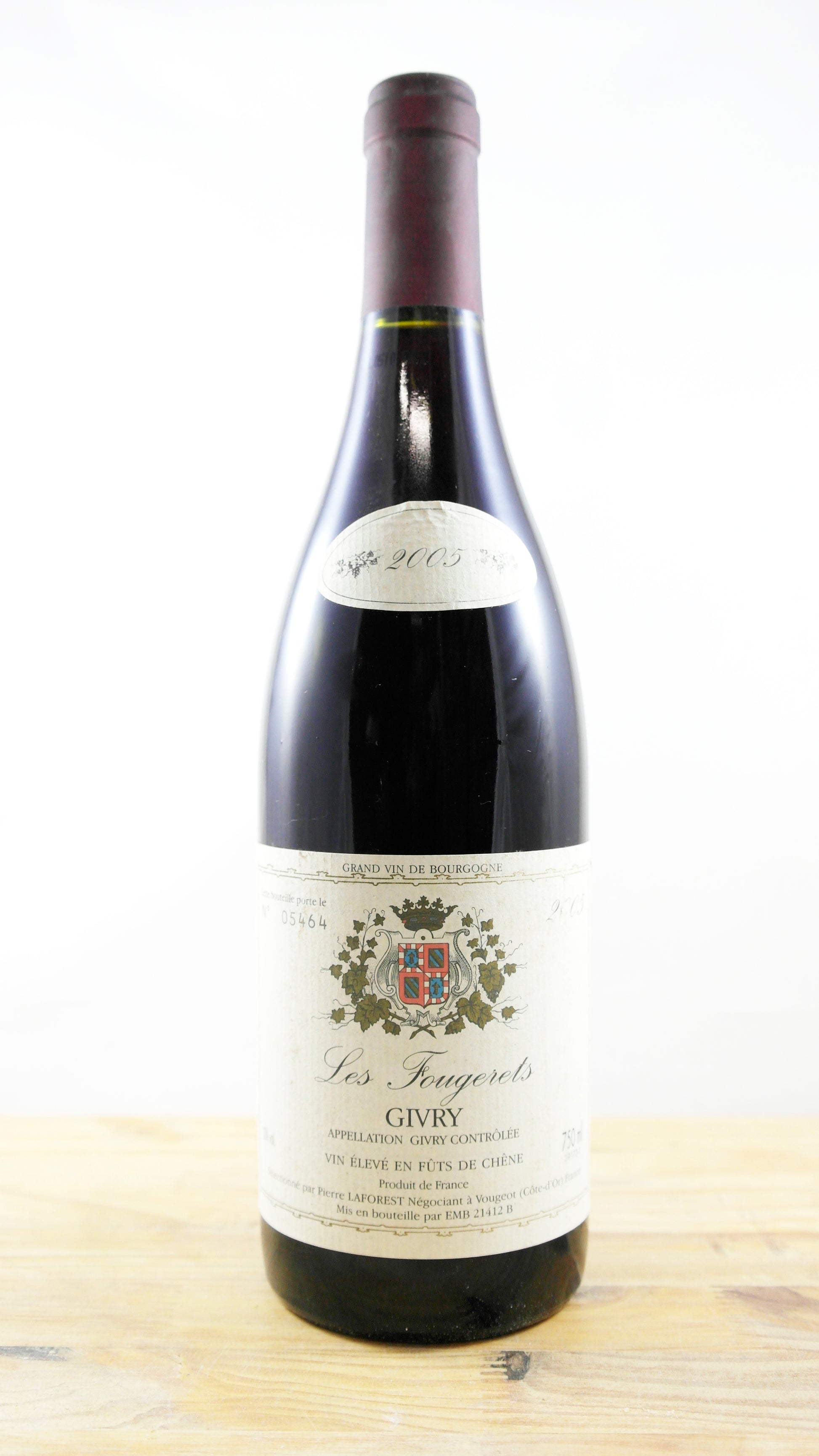 Vin Année 2005 Givry Les Fougerets