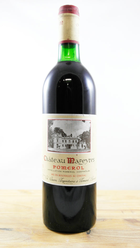 Vin Année 1985 Château Mazeyres