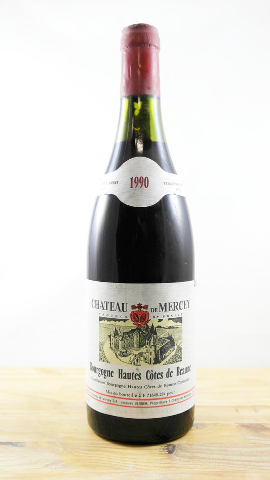 Vin Année 1990 Château de Mercey