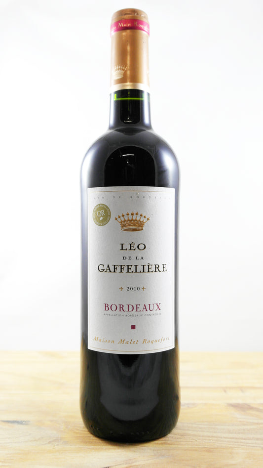 Vin Année 2010 Léo de la Gaffelière