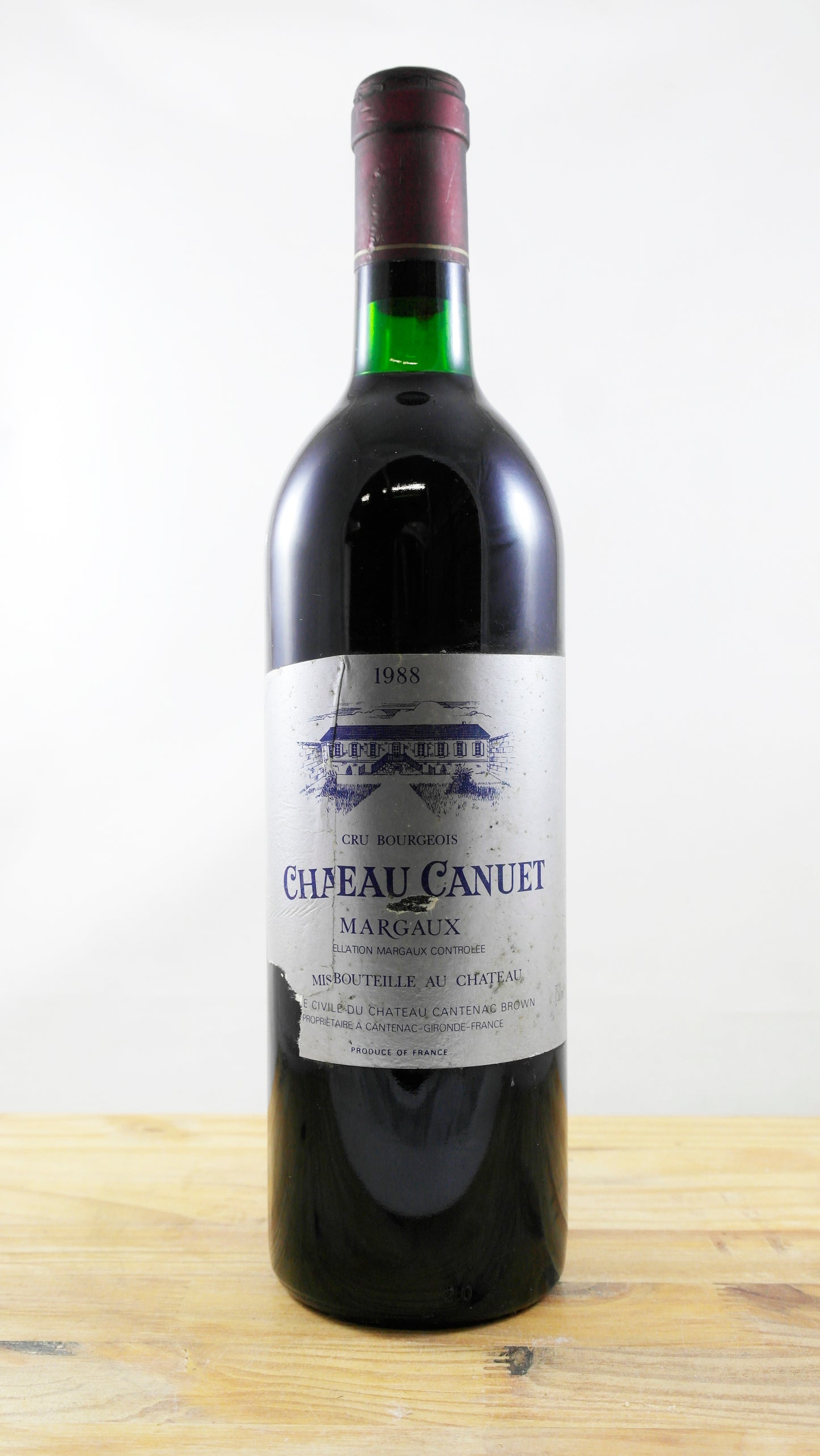 Vin Année 1988 Château Canuet