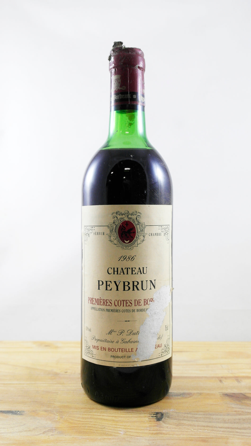 Vin Année 1986 Château Peybrun