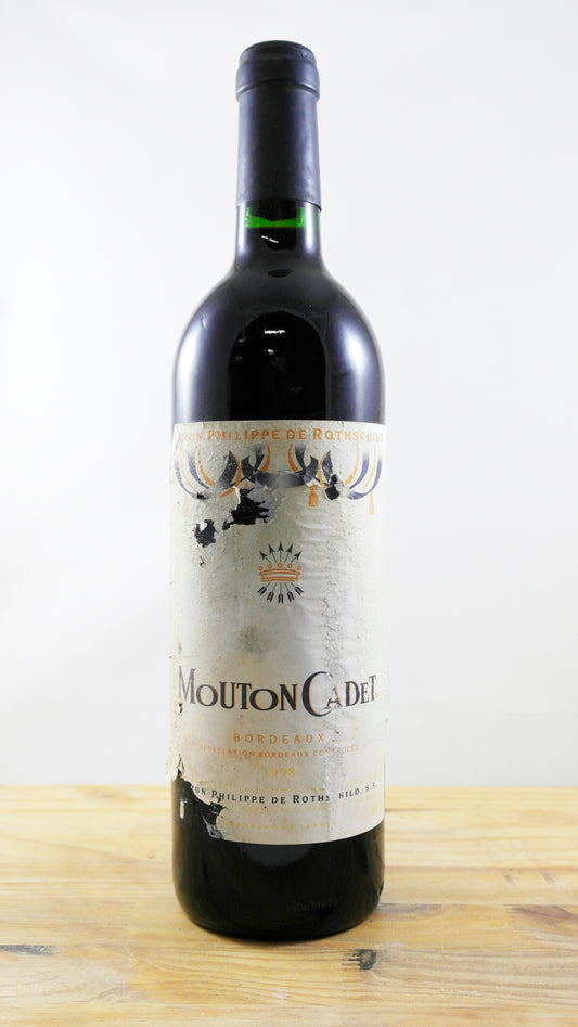 Vin Année 1998 Mouton Cadet Rothschild