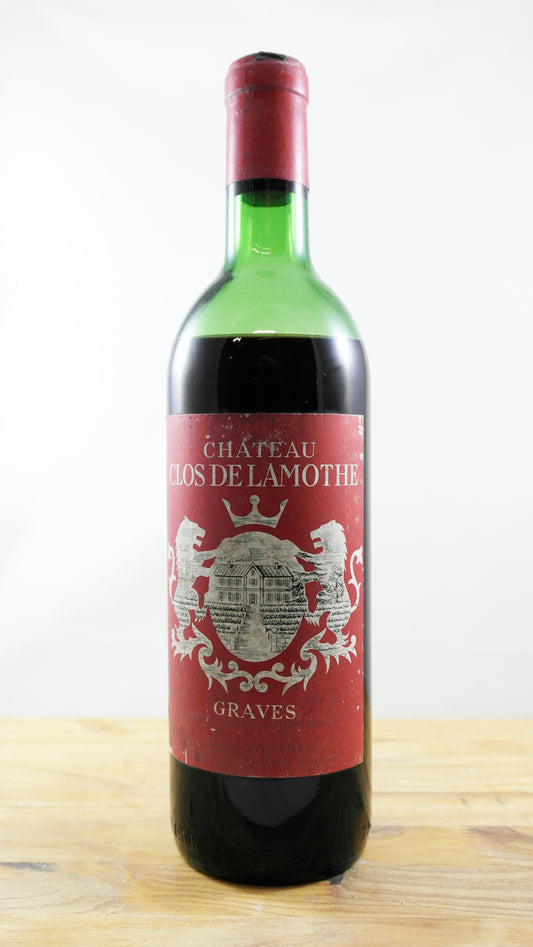 Vin Année 1970 Château Clos de Lamothe