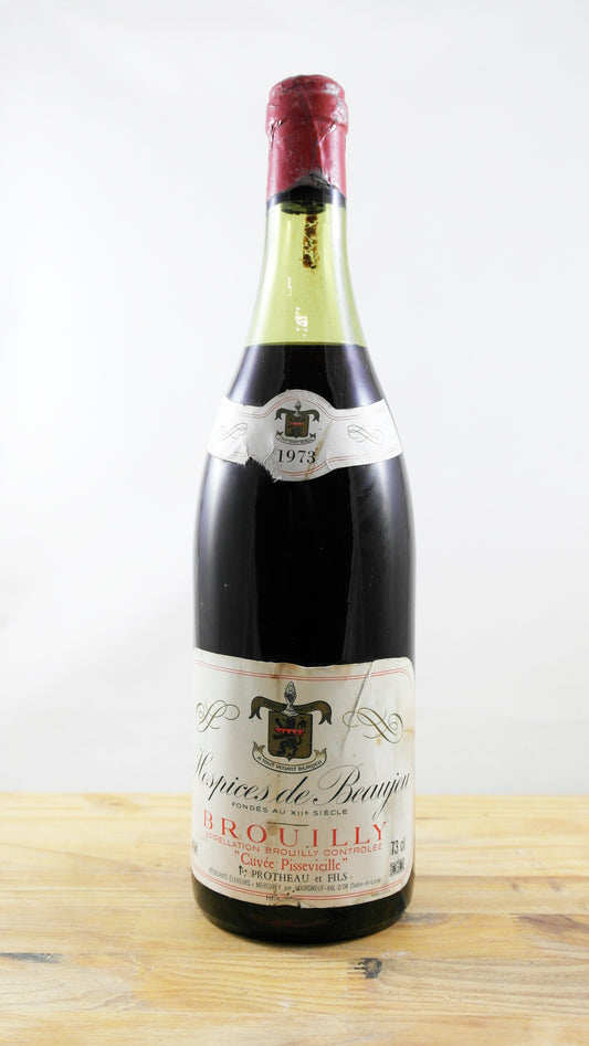 Vin Année 1973 Brouilly Hospices de Beaujeu