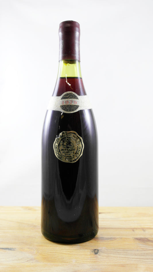 Vin Année 1979 Beaujolais Macon Médaille d'Or